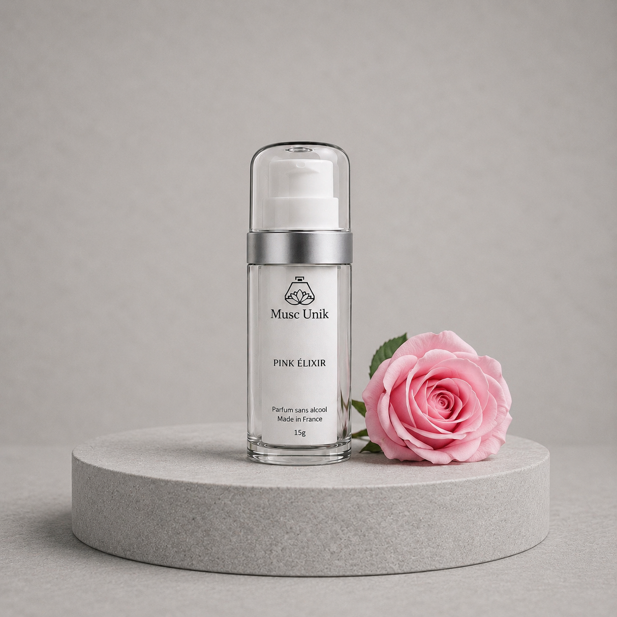 Gel parfumé au musc blanc - Pink Élixir