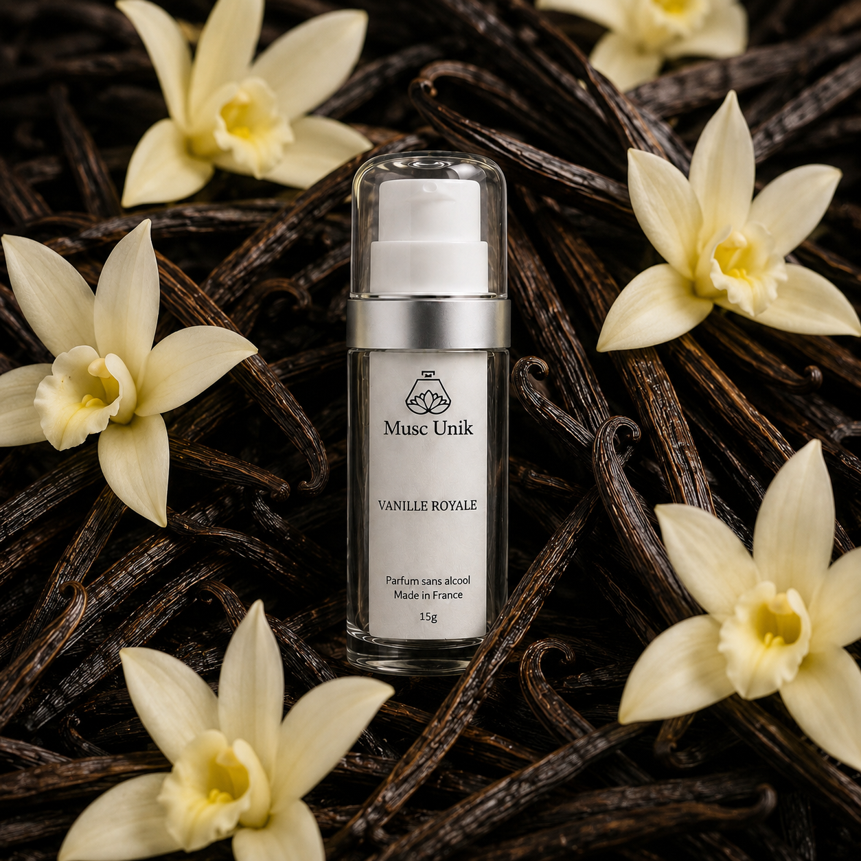 Gel parfumé au musc blanc - Vanille Royale