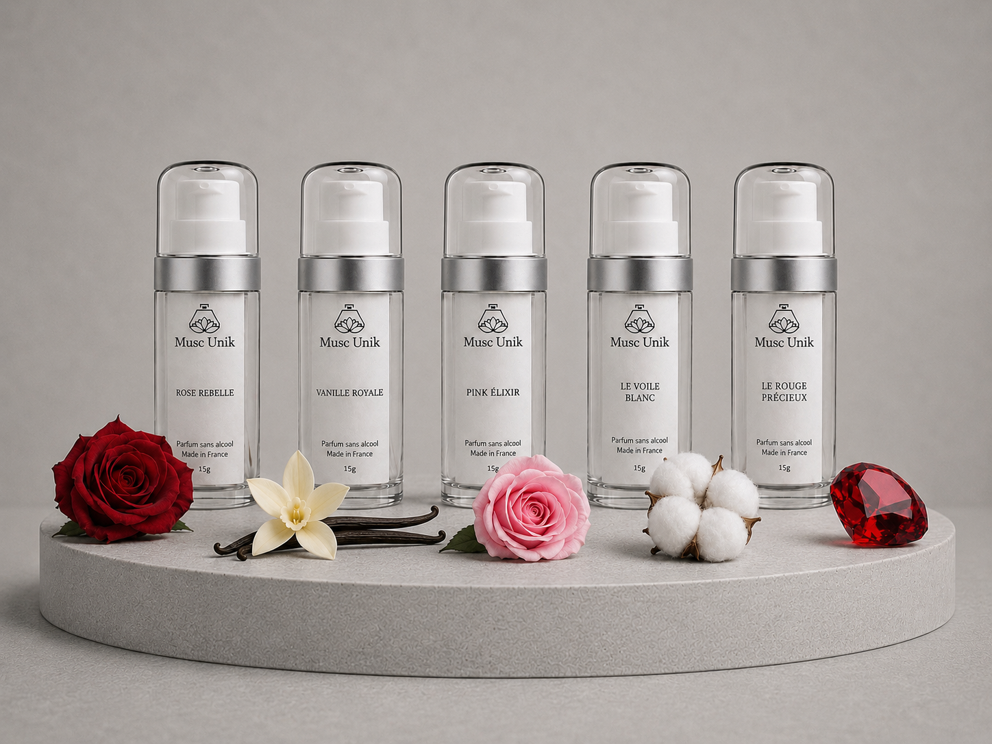 Pack Collection - Les 5 parfums Musc Unik