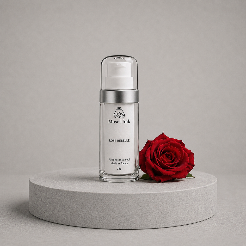 Gel parfumé au musc blanc - Rose Rebelle