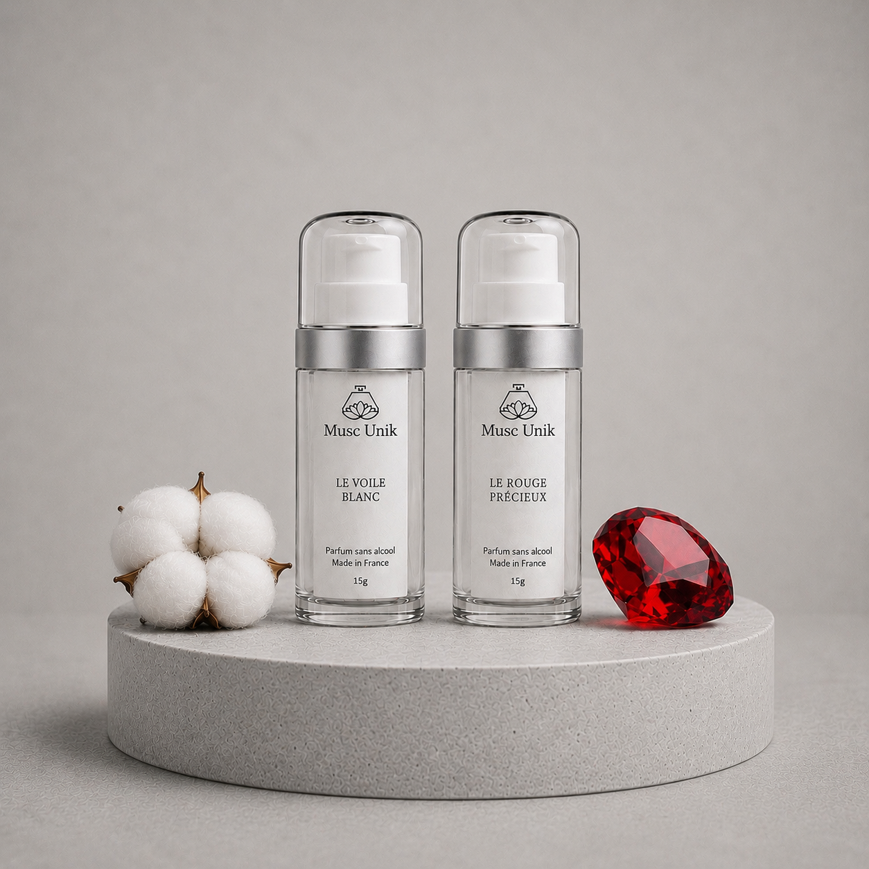 Pack Duo - Le Voile Blanc & Le Rouge précieux
