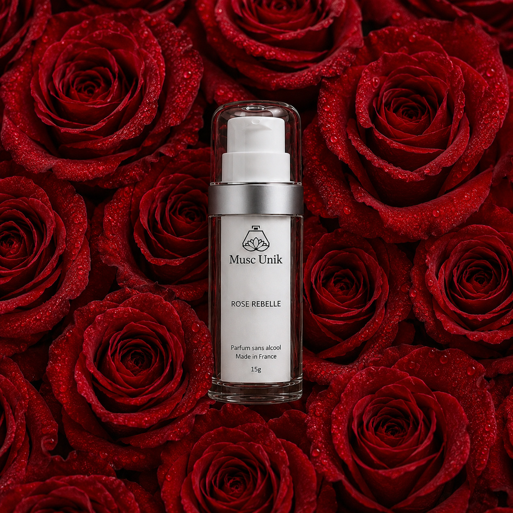 Gel parfumé au musc blanc - Rose Rebelle