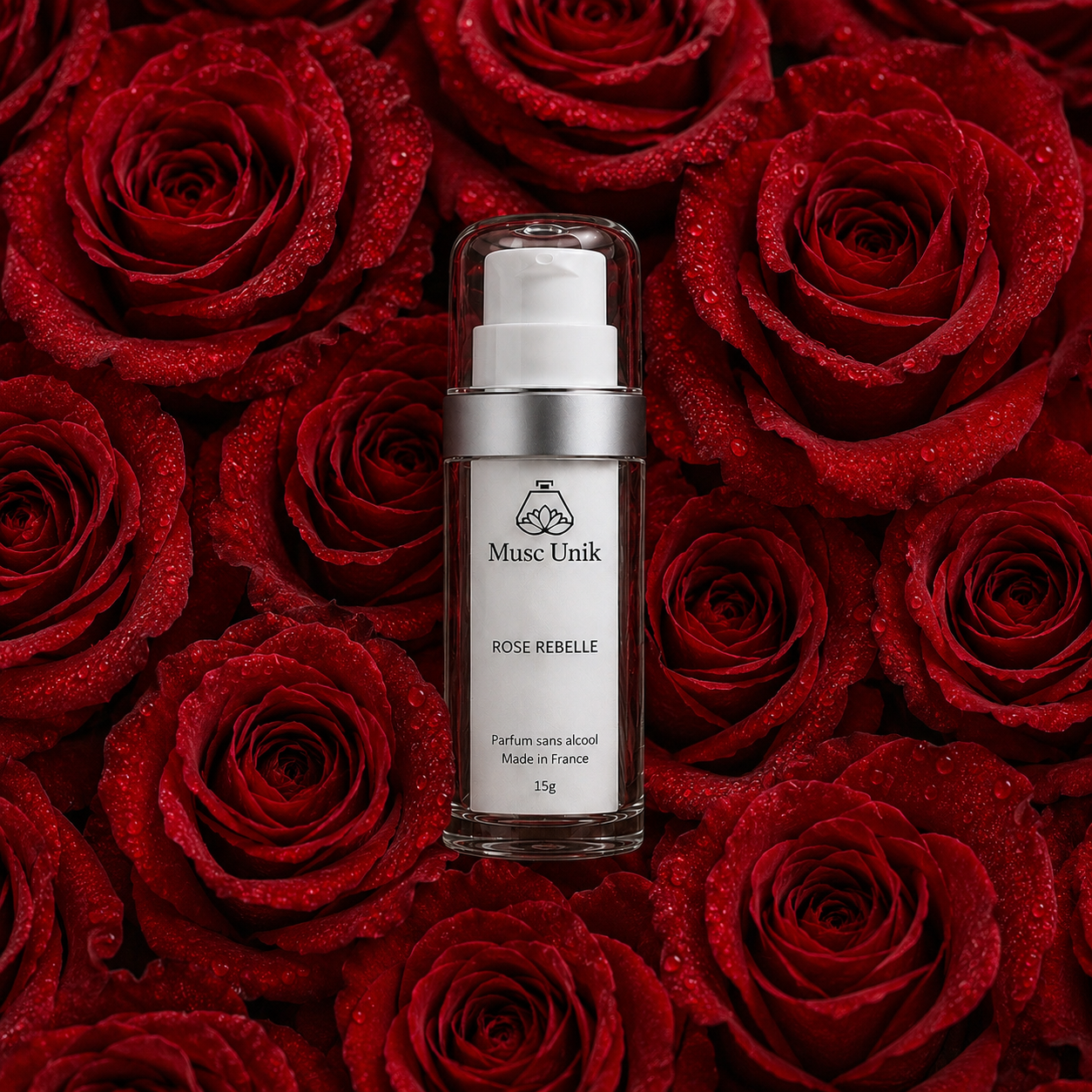 Gel parfumé au musc blanc - Rose Rebelle