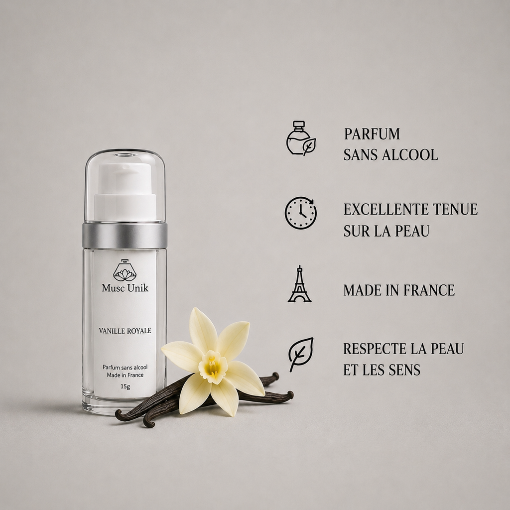 Gel parfumé au musc blanc - Vanille Royale