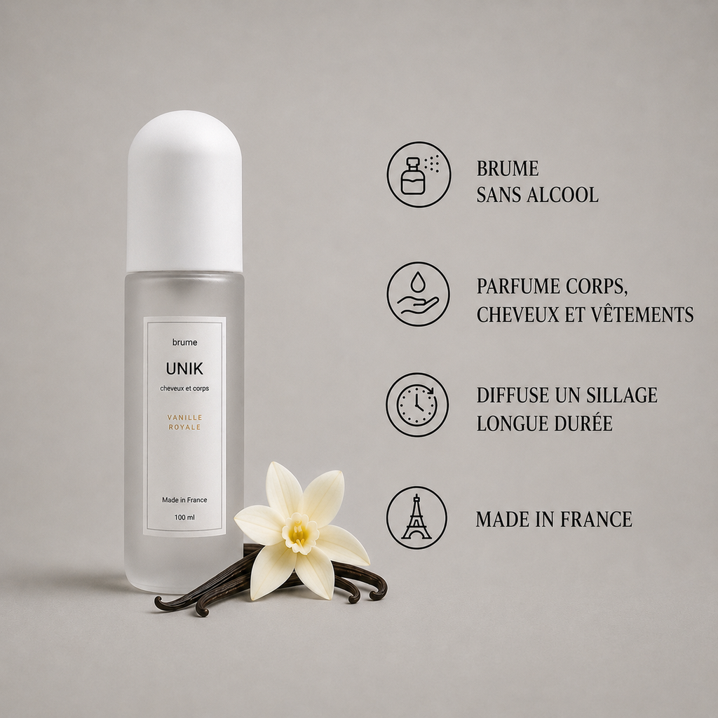 Brume parfumée Corps & cheveux - Vanille Royale
